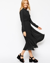 Thumbnail for your product : Fashion Union Midi Shirt Dress - black