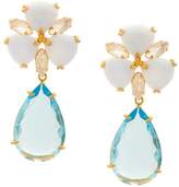 Thumbnail for your product : Bounkit Jewelry 2-in-1 quartz & agate drop earrings