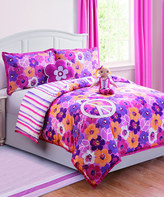 Thumbnail for your product : Victoria Classics Fuchsia Liliana Reversible Comforter Set