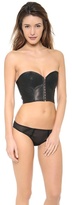 Thumbnail for your product : Kiki de Montparnasse Leather Strapless Top