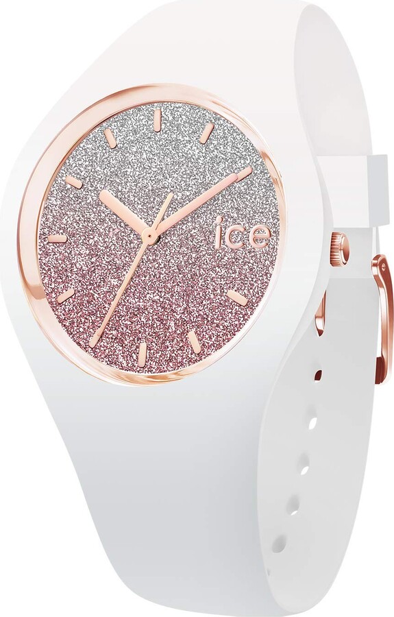 Ice Watch ICE-WATCH - Ice Lo White Pink - Women's Wristwatch With Silicon  Strap - 013431 (Medium) - ShopStyle Flats