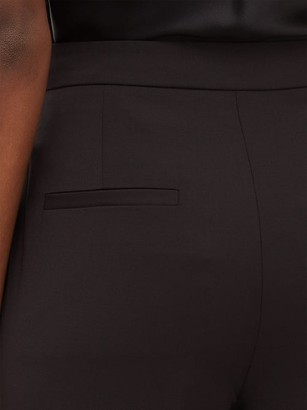 Tibi Sebastian High-rise Crepe Trousers - Black