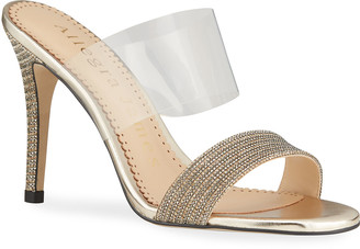 two band slide sandals