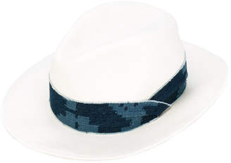 Rag & Bone ribbon detail panama hat