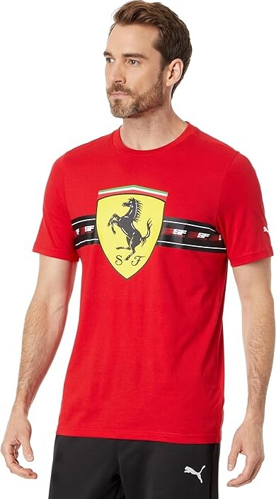 Puma Ferrari Fashion T-Shirt Fan Tee - Black - Mens