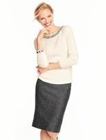 Thumbnail for your product : Talbots Beaded-Bateau Sweater