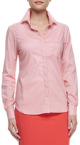 Thumbnail for your product : Halston LS VOILE SHIRT