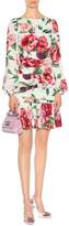Thumbnail for your product : Dolce & Gabbana Floral-printed stretch-silk dress