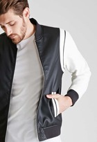Thumbnail for your product : Forever 21 Faux Leather Bomber Jacket