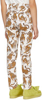 Thumbnail for your product : Kenzo Kids Off-White Tiger Print Leggings