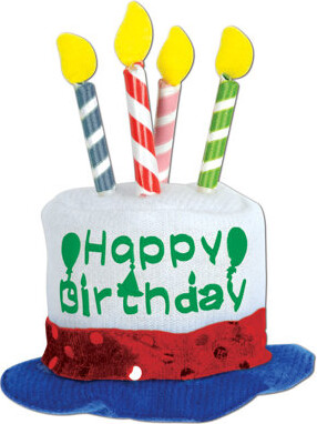 Beistle Happy Birthday Cake Hair Clip