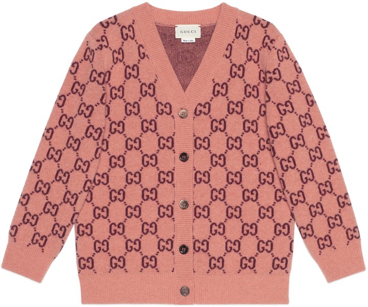children's gg wool cardigan