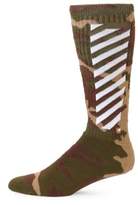 Thumbnail for your product : Off-White Camouflage Diagonal Socks