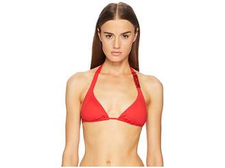 Moschino Basic Colors Triangle Bikini Top Women's Swimwear