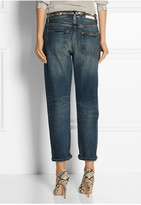 Thumbnail for your product : Victoria Beckham Slouch cropped mid-rise boyfriend jeans