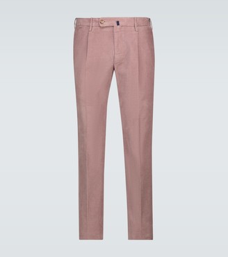 men's pink slim fit chinos