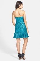 Thumbnail for your product : Aidan Mattox Aidan by Strapless Sequin Flutter Dress