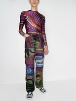 Thumbnail for your product : AGR Swirl Print Cargo Trousers