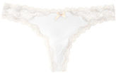 Thumbnail for your product : Victoria's Secret Dream Angels Lace-Trim Thong Panty