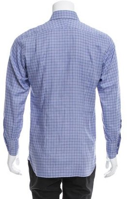 Tom Ford Glen Plaid Button-Up Shirt