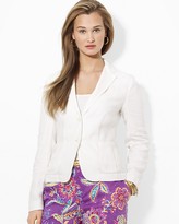 Thumbnail for your product : Lauren Ralph Lauren Petites Linen Jacket