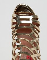 Thumbnail for your product : London Rebel Caged Block Heeled Sandal