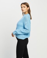 Thumbnail for your product : Atmos & Here Atmos&Here - Women's Blue Jumpers - Lucy Wool Blend Knit - Size 8 at The Iconic