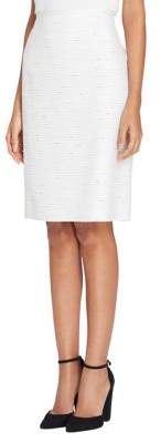 Tahari Arthur S. Levine Petite Straight Boucle Skirt