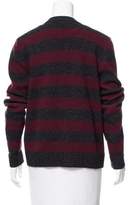 Thumbnail for your product : Miu Miu Striped Wool Cardigan