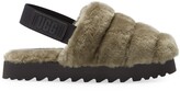 Thumbnail for your product : UGG Super Fluff Genuine Shearling Slingback Slipper
