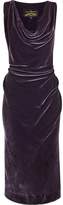 Thumbnail for your product : Vivienne Westwood Virginia Velvet Dress - Dark Grey