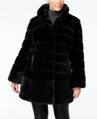 Jones New York Plus Size Faux-Fur Coat