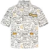 Thumbnail for your product : Dolce & Gabbana Dolce & GabbanaBoys Royals White Short Sleeve Shirt