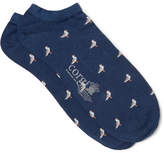 Thumbnail for your product : Corgi Intarsia Cotton-Blend No-Show Socks