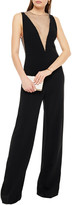 Thumbnail for your product : Stella McCartney Robinvale Embellished Tulle-paneled Stretch-crepe Jumpsuit
