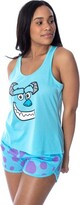 Thumbnail for your product : Intimo Disney Women's Monsters Inc. Sulley Racerback Tank and Shorts Pajama Set (SM) Blue
