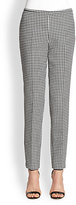 Thumbnail for your product : Michael Kors Houndstooth Jacquard Skinny Pants