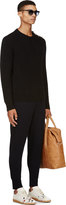 Thumbnail for your product : Balmain Black Merino & Mohair Buttoned- Shoulder Sweater