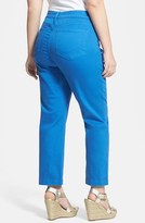 Thumbnail for your product : NYDJ 'Audrey' Stretch Ankle Straight Leg Pants (Plus Size)
