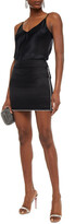 Thumbnail for your product : Mason by Michelle Mason Crystal-embellished Silk-charmeuse Mini Skirt