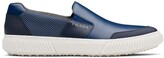 Thumbnail for your product : Prada Printed Logo Slip-On Sneakers