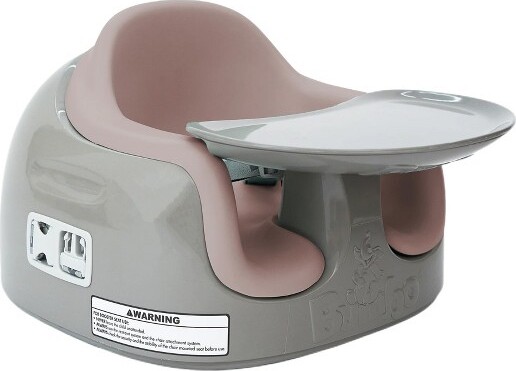 Bumbo BumboToddler3-in-1BoosterHighChairandTray,Breige/SonoranRose,2Pack