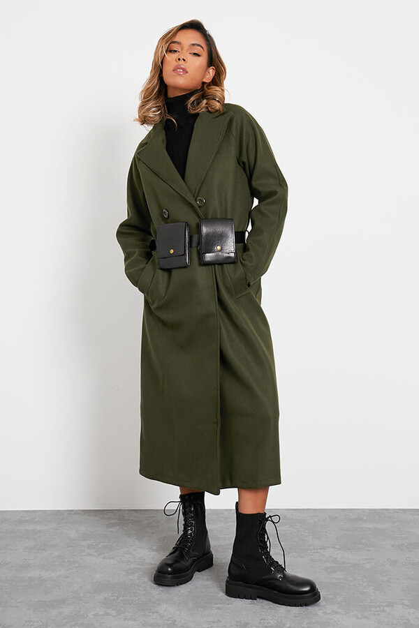 khaki green coat