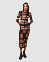 Thumbnail for your product : Jag Women's Dresses - Lottie Shibori Print Rib Dress - Size One Size, M at The Iconic