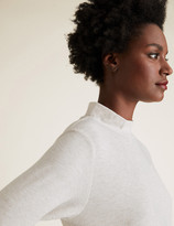 Thumbnail for your product : Marks and Spencer Colour Block Funnel Neck Long Sleeve Top