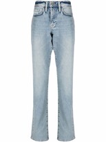 Thumbnail for your product : Frame Light-Wash Straight Leg Jeans
