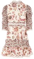 Thumbnail for your product : Topshop Floral lace strappy back dress