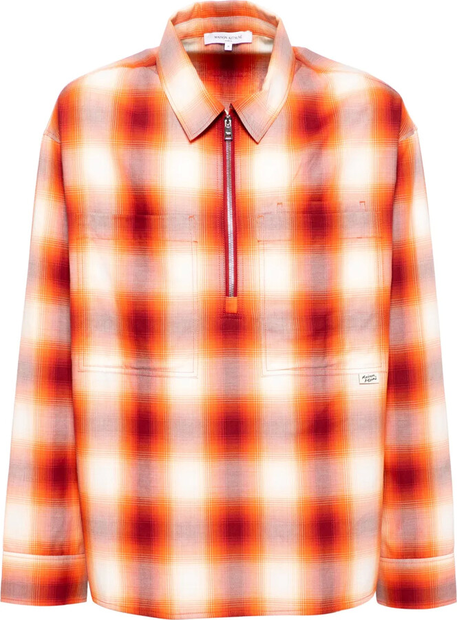 MAISON KITSUNÉ Plaid-Check Shirt
