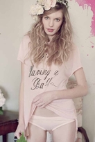 Thumbnail for your product : Wildfox Couture I'm Having a Ball Victorian Crew Tee in Rose Bud