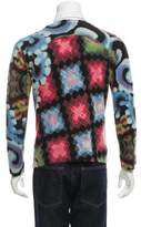 Thumbnail for your product : John Galliano Wool Patterned Knit Cardigan